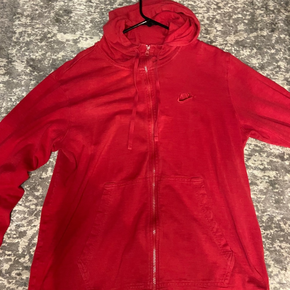 Nike jacket w hoodie